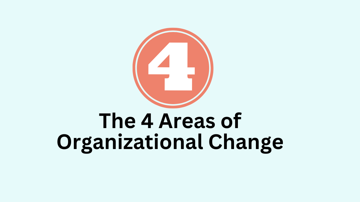 areas of organizational change